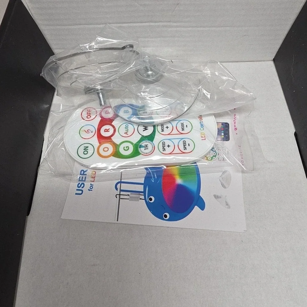 LED Pool Lights with APP Control, 18W Dimmable Underwater Submersible Light